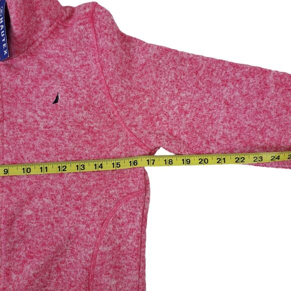 NAUTICA Jacket NAUTEX Girls Teen XL (16) Pink Fleece Full Zip Athleisure Outdoor - Picture 4 of 6
